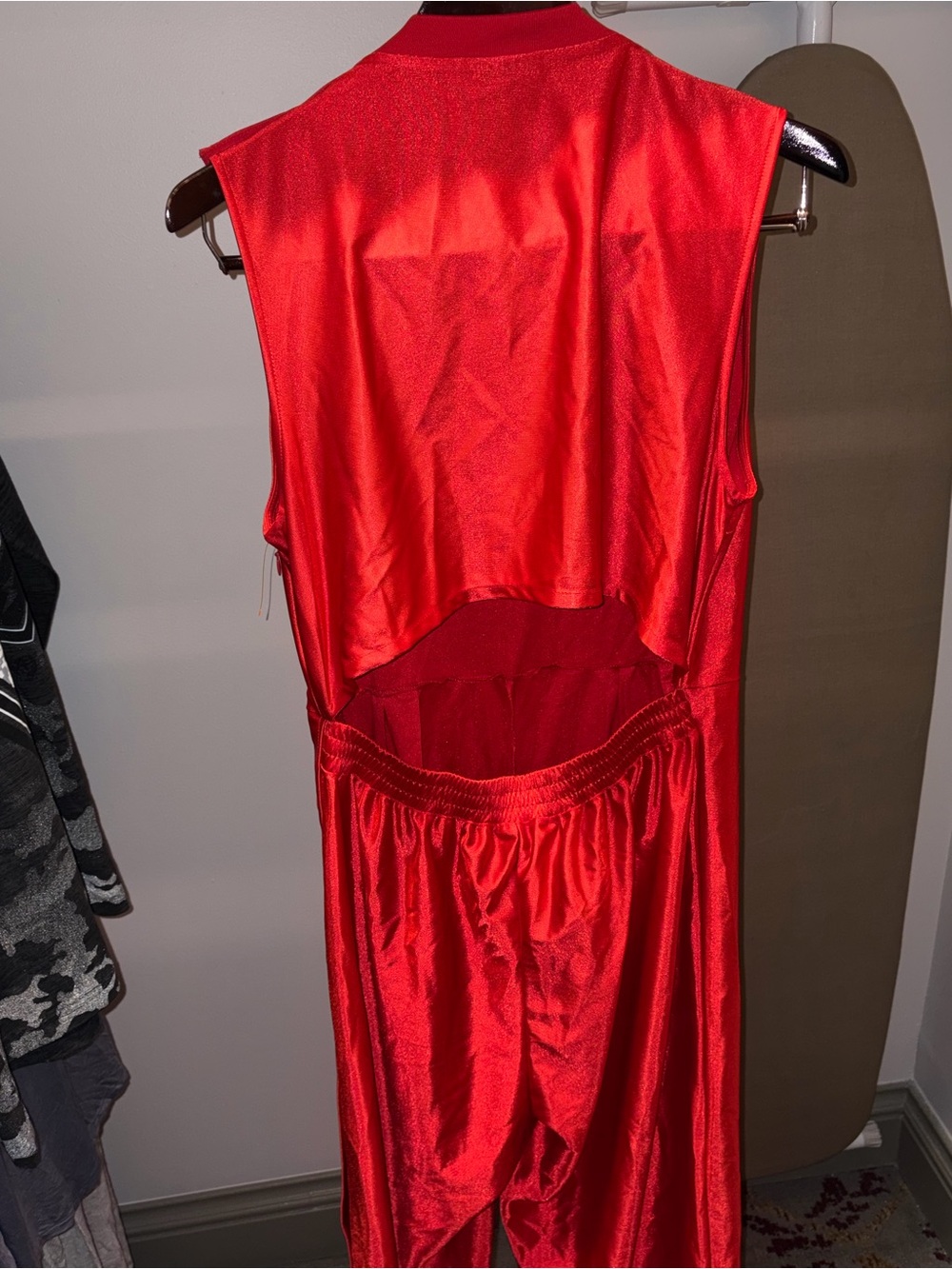 NIKE SPORTSWEAR ICON CLASH WOMEN'S JUMPSUIT BV3004-657 Red size L - Picture 7 of 14